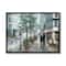 Stupell Industries Couple Walking Through Traditional Rainy City Architecture Framed Wall Art